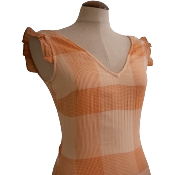 Indi & Cold cottagecore summer peach dress - Picture 4 of 6